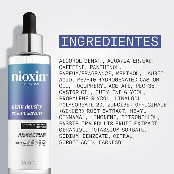 Sérum Capilar Nioxin Night Density Rescue